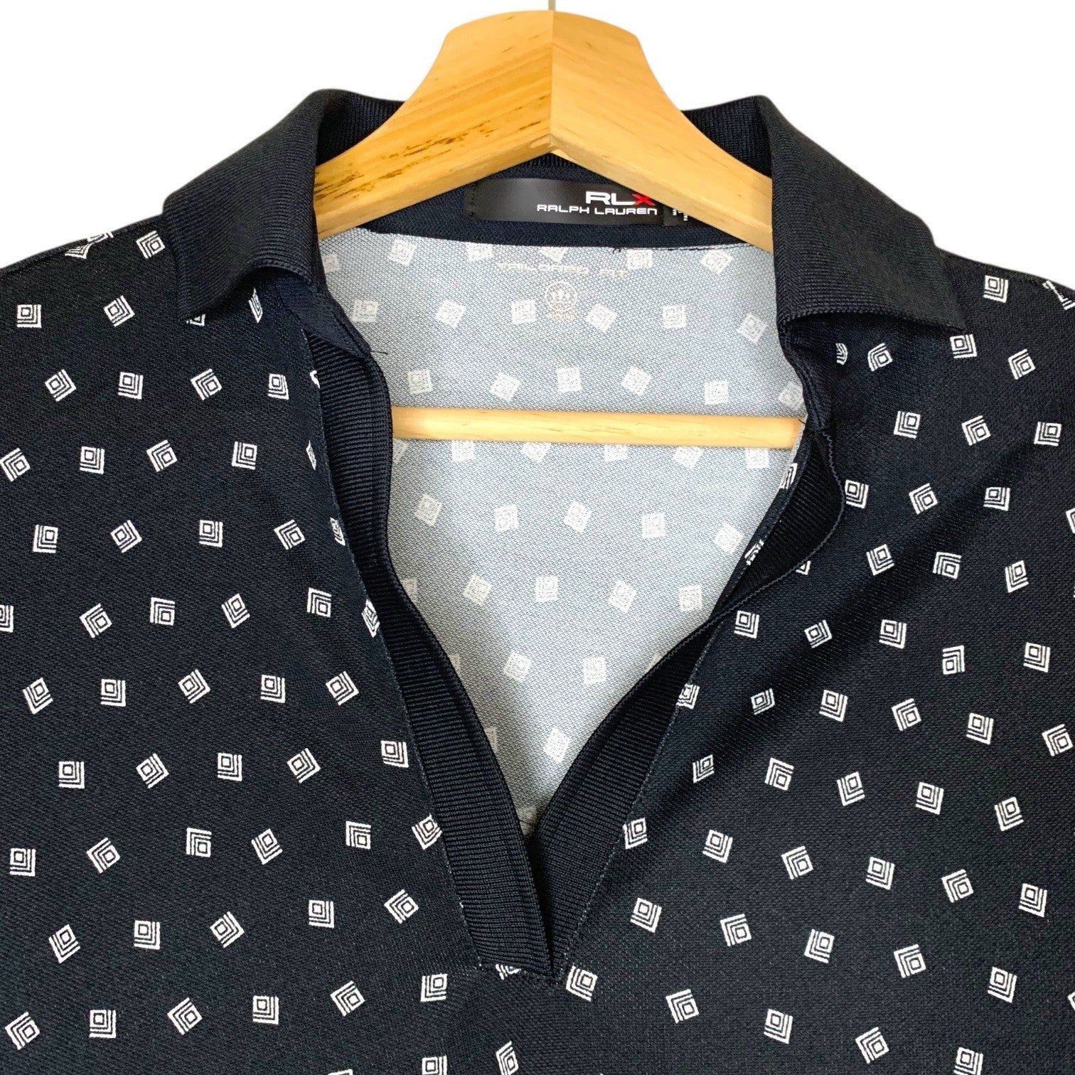 RLX Golf Ralph Lauren Women's Polo Shirt Size S - Stretch Printed Jersey Performance Top UK Tops & Shirts by TheVoyageBird