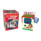 Retro Redbox Candy Home Washing Machine Tinplate Battery Operated Wind Up Washing Machine & Dryer Parts by TheVoyageBird