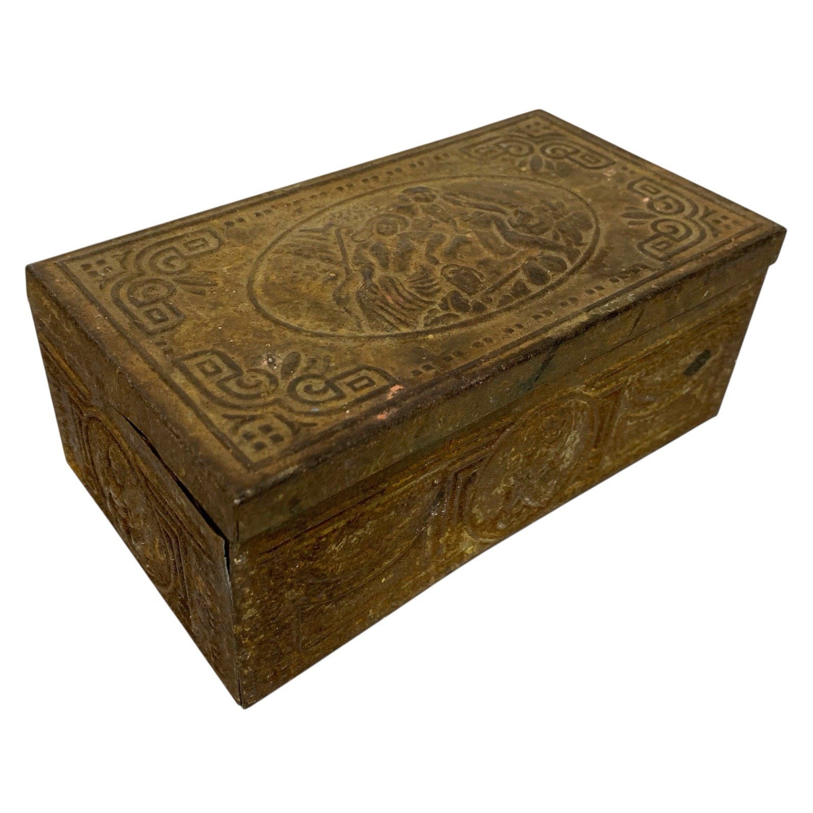 Set of 2 Vintage State Express Brass Cigarette Boxes – 333 Tobacco Storage Lot Cigar Boxes by TheVoyageBird