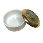 The Art of Chokin Trinket Box with Flower Engravings & Edged 24KT Gold - Japan Decorative Boxes by TheVoyageBird