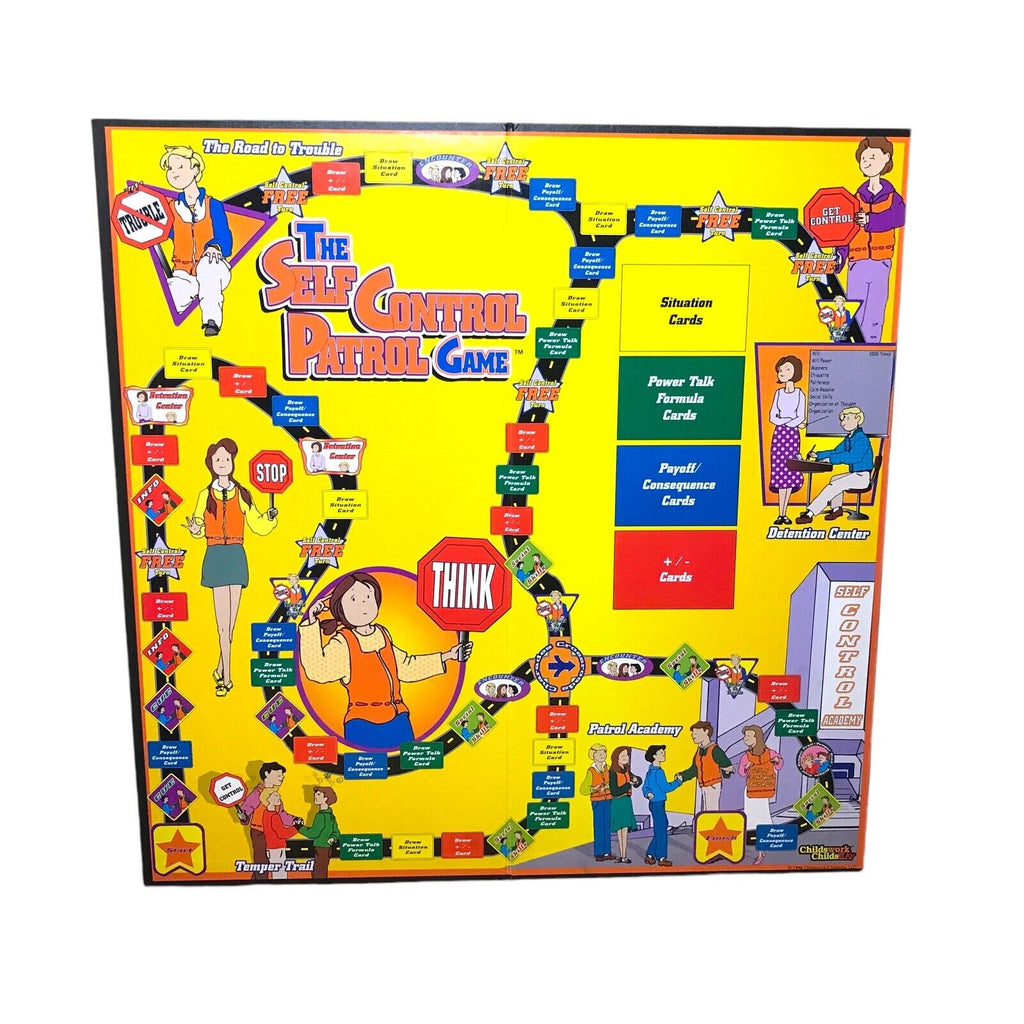 The Self Control Patrol Board Game Anger Management Complete 1996 Age 8-14 Modern Manufacture by TheVoyageBird