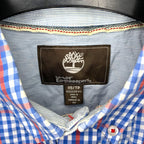 Timberland Earthkeepers Checked Shirt | Regular Fit | Blue Red White | Size XS Casual Shirts & Tops by TheVoyageBird