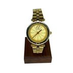 Timex Greenwich T2P548 Women’s Gold Tone Quartz Dress Wristwatch Vintage Style Wristwatches by TheVoyageBird