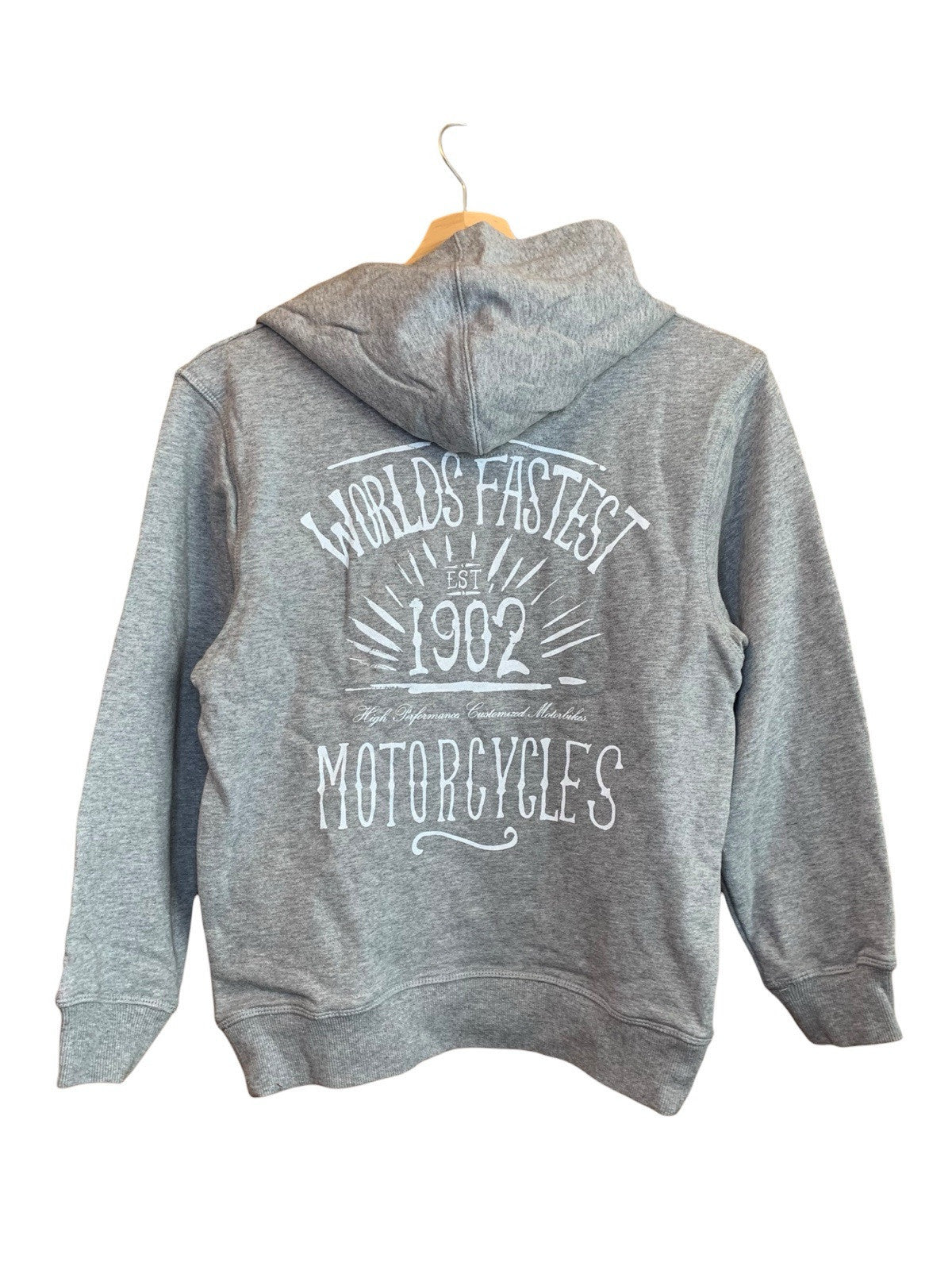 Triumph Motorcycles Boys Grey Hooded Jumper Hoodie Age 9-11 Years New with Tags Hoodies by TheVoyageBird