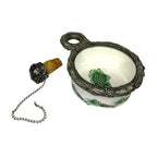 VINEYARD Brimstone Fine China Wine Bottle Holder & Bottle Stopper Grape Design Wine Bags, Boxes & Carriers by TheVoyageBird