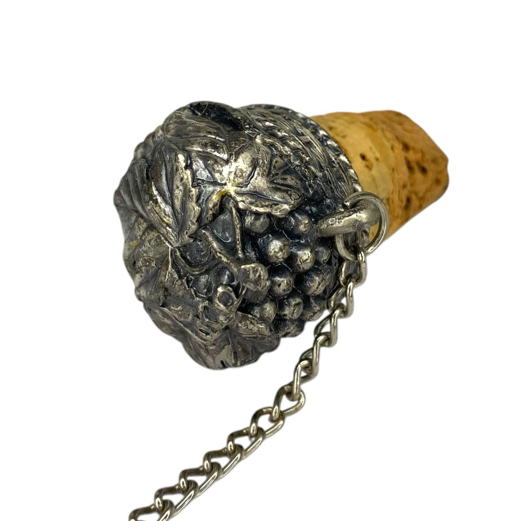 VINEYARD Brimstone Fine China Wine Bottle Holder & Bottle Stopper Grape Design Wine Bags, Boxes & Carriers by TheVoyageBird