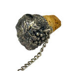 VINEYARD Brimstone Fine China Wine Bottle Holder & Bottle Stopper Grape Design Wine Bags, Boxes & Carriers by TheVoyageBird