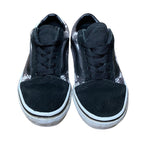 Vans Old Skool Canvas Sneakers | Kids Black & White Low Tops | UK 11 EUR 28 Unisex Kids' Shoes by TheVoyageBird