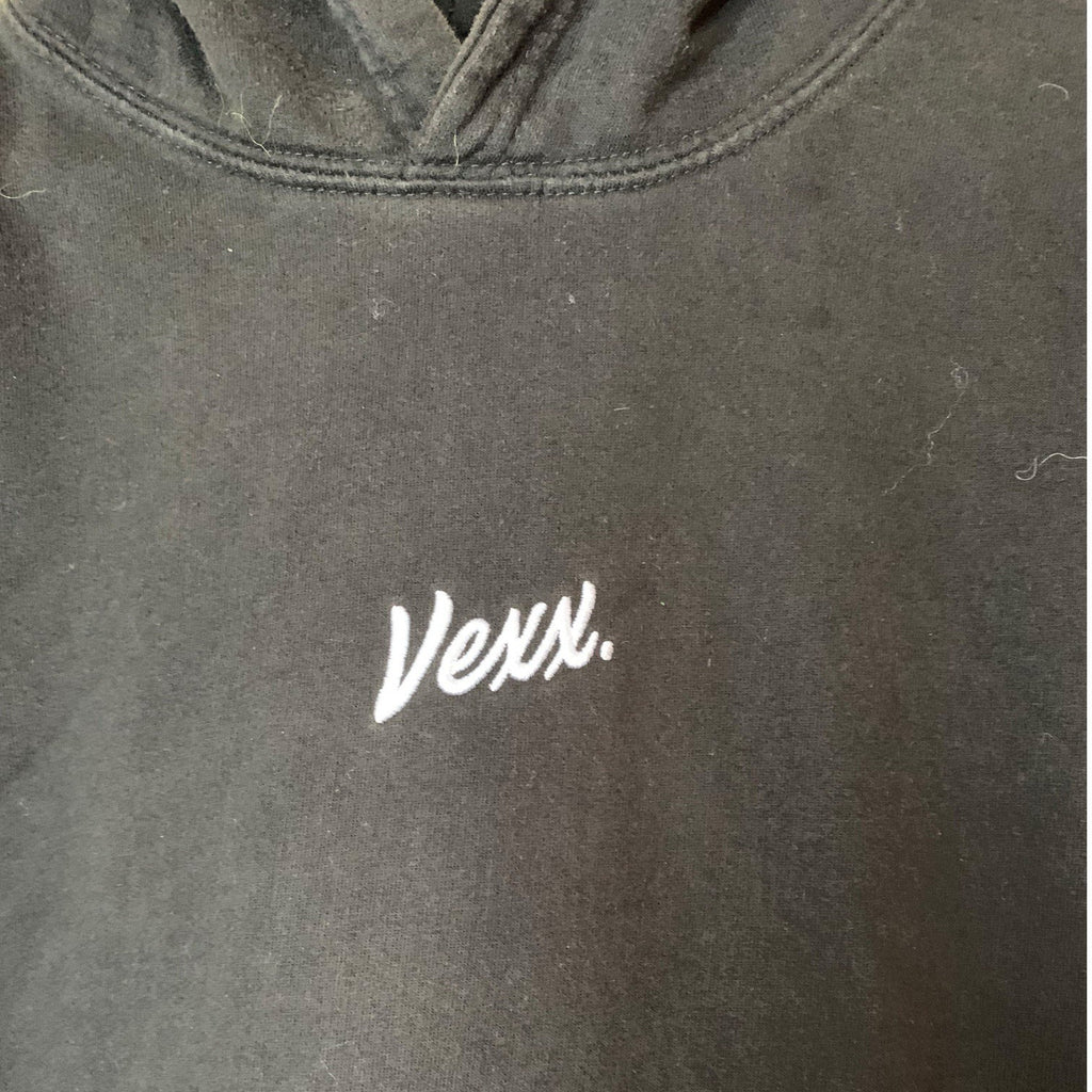 Vexx YouTuber Unisex Black Pullover Hoodie Jumper - Size S Hoodies & Sweatshirts by TheVoyageBird