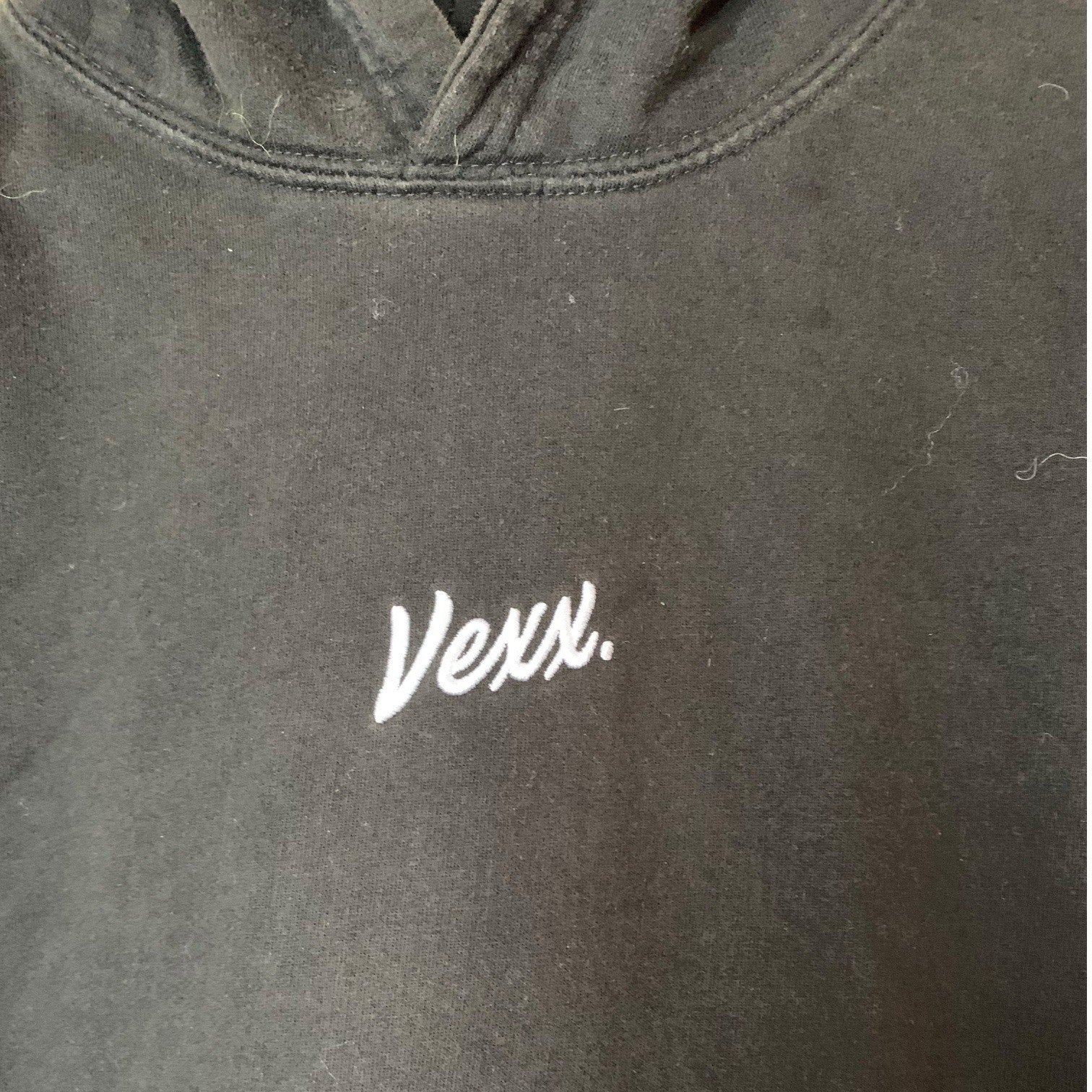 Vexx YouTuber Unisex Black Pullover Hoodie Jumper - Size S Hoodies & Sweatshirts by TheVoyageBird