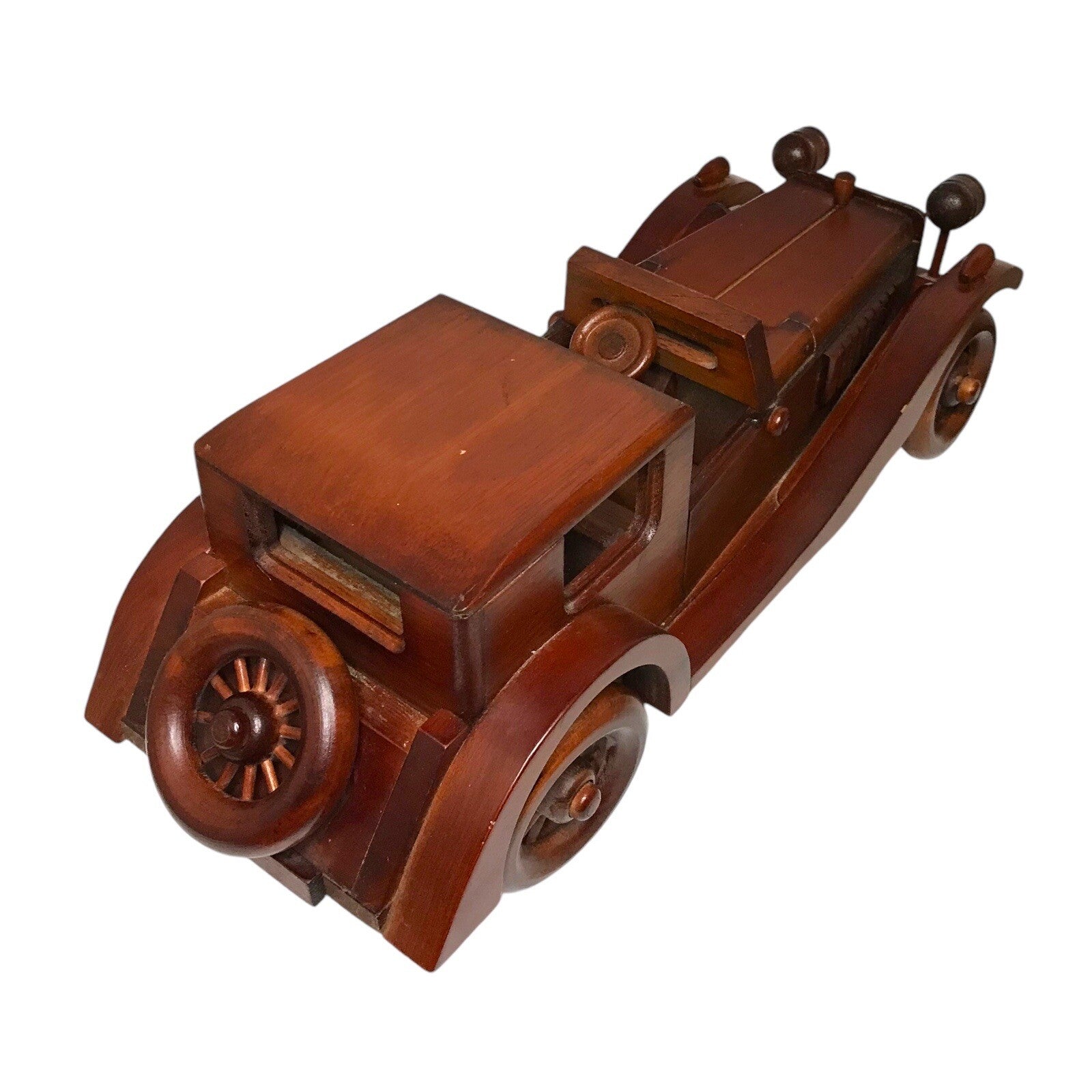 Vintage 1927 Bugatti 41 Royale Wooden Classic Car Model | Decorative Storage | Handmade | Unique Display Piece Automobilia by TheVoyageBird