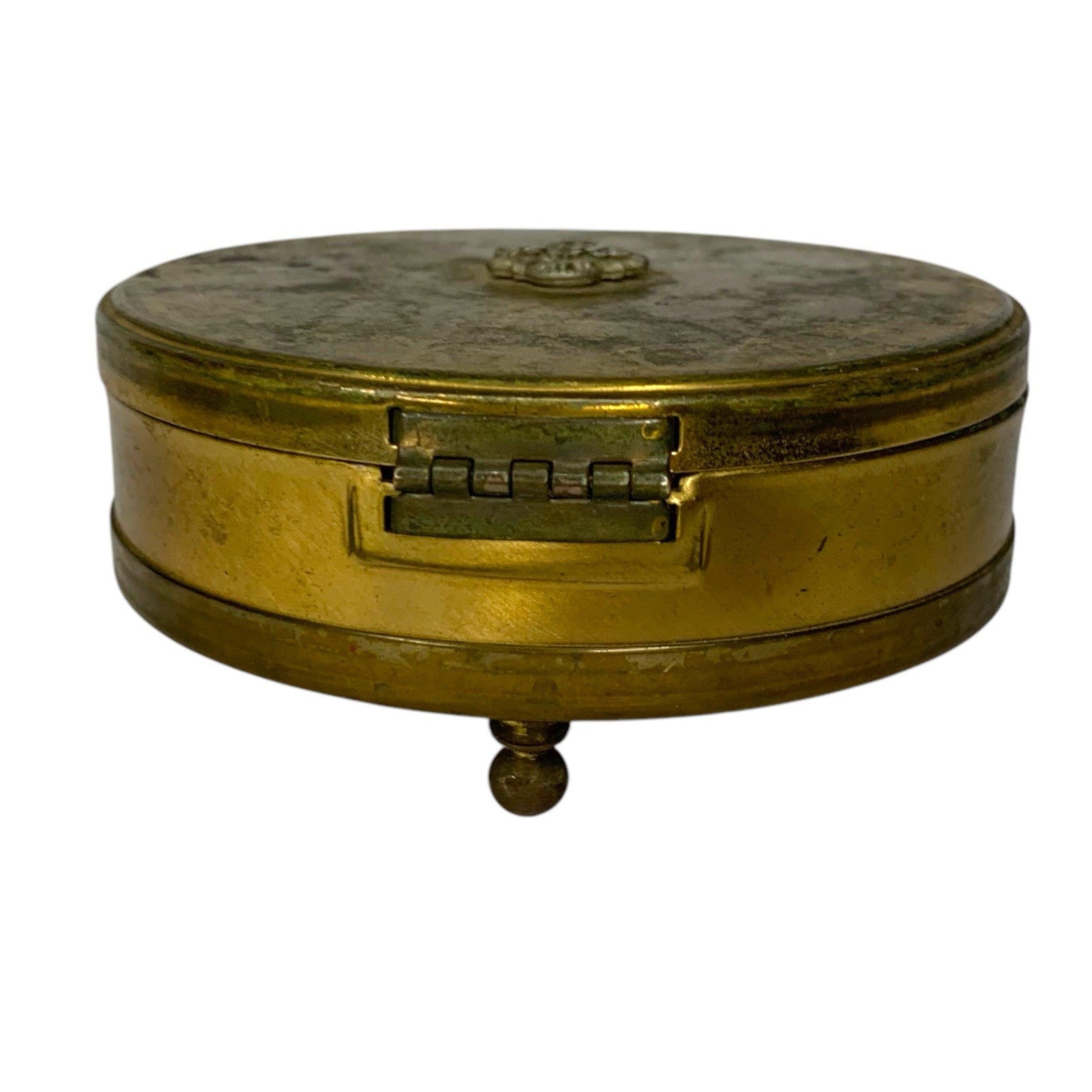 Vintage 1950's 60's Signed Margaret Rose Trinket Box Jewellery Made in England Pill & Trinket Boxes by TheVoyageBird