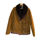 Vintage 1990s Confection Vicor Brown Fur Coat Made in Italy Rockabilly Style XXL Coats & Jackets by TheVoyageBird