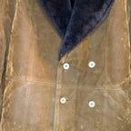 Vintage 1990s Confection Vicor Brown Fur Coat Made in Italy Rockabilly Style XXL Coats & Jackets by TheVoyageBird