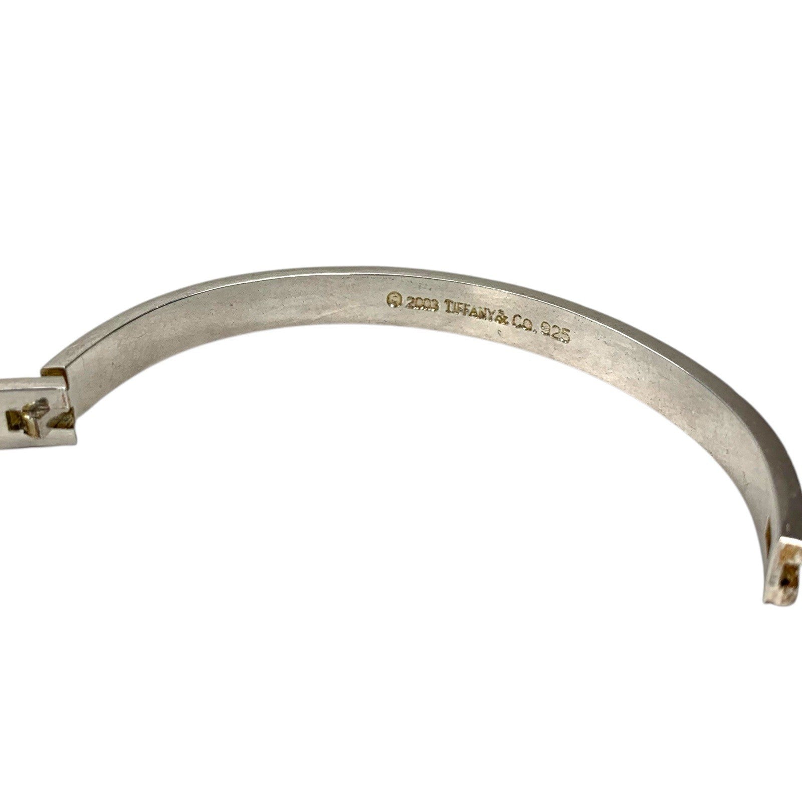 Vintage 2005 Tiffany & Co 925 Sterling Silver Notes Bracelet Bangle New York Fine Charms & Charm Bracelets by TheVoyageBird