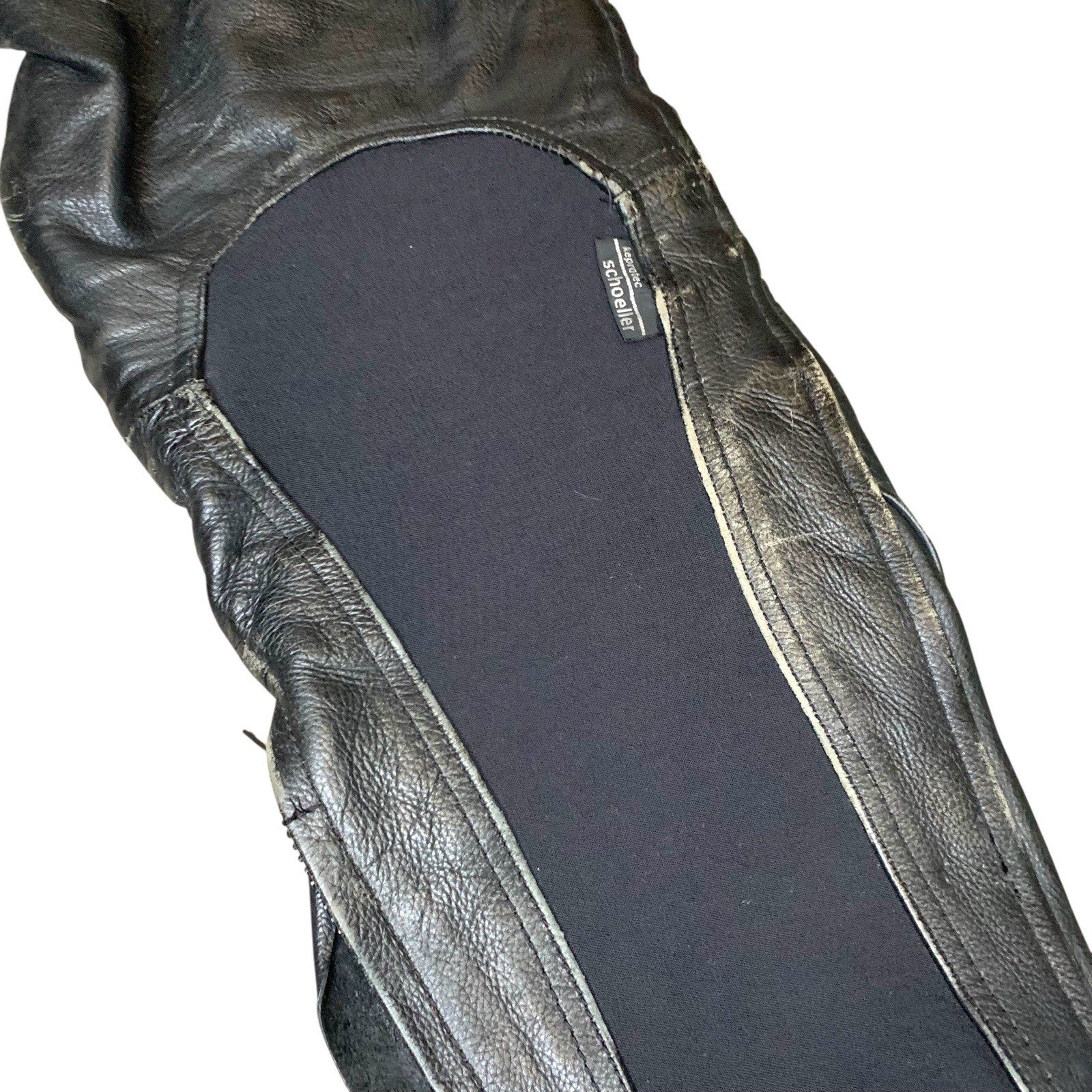 Vintage 80s Belstaff Ladies Leather Motorcycle Trousers UK 14 Black Biker Pants Trousers by TheVoyageBird