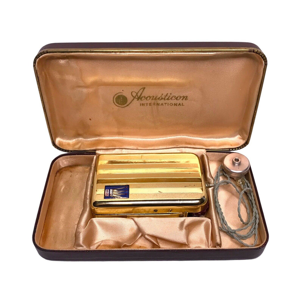 Vintage Acousticon International Model GA 30 Hearing Aid with One Earphone Hearing Aids by TheVoyageBird