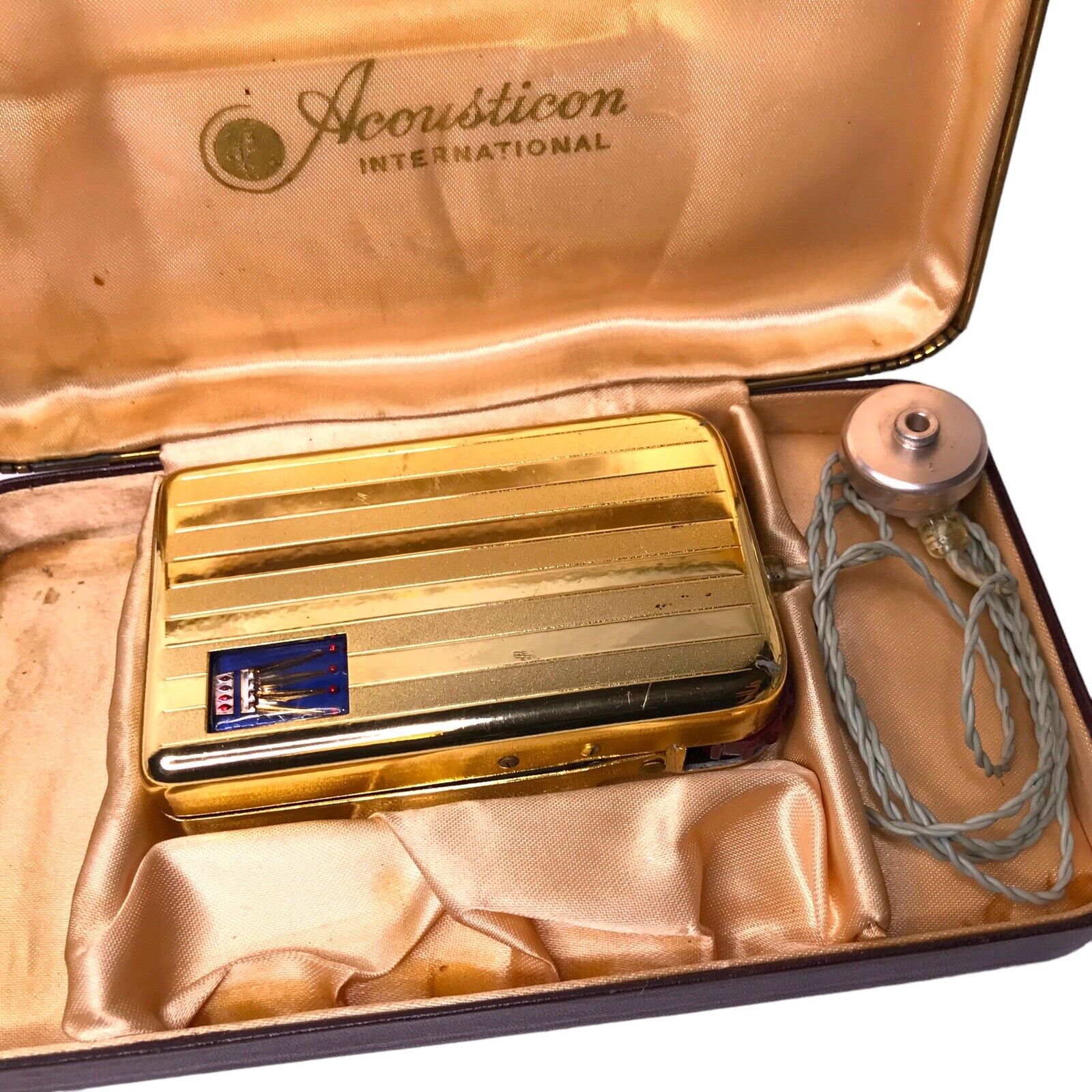 Vintage Acousticon International Model GA 30 Hearing Aid with One Earphone Hearing Aids by TheVoyageBird