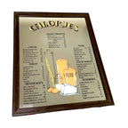 Vintage Aspell Saggers Calories Mirror Dairy Meat Fruit Fish Veg 60cm x 48cm 1970s by TheVoyageBird