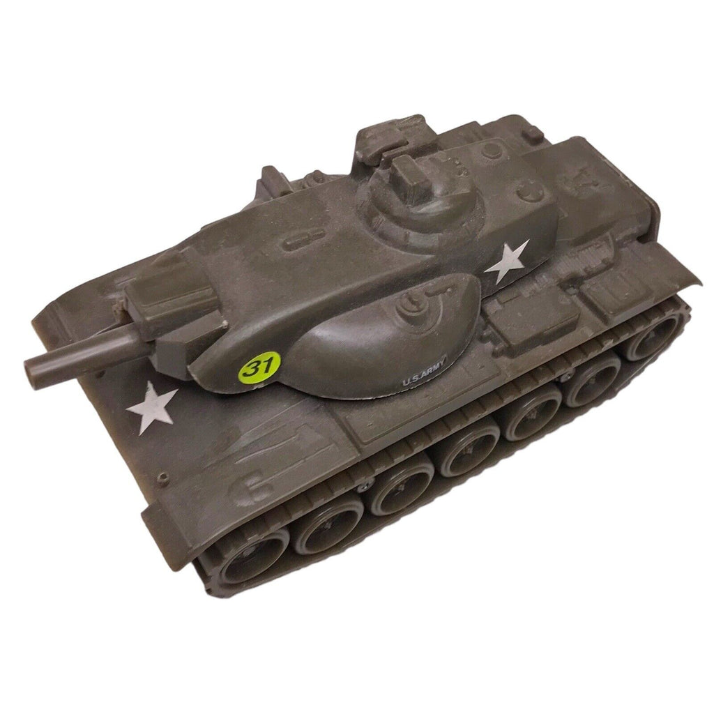 Vintage Battery Operated Dual Action Tank - Apple Toy - Made in Hong Kong 1970s Vintage Manufacture by TheVoyageBird