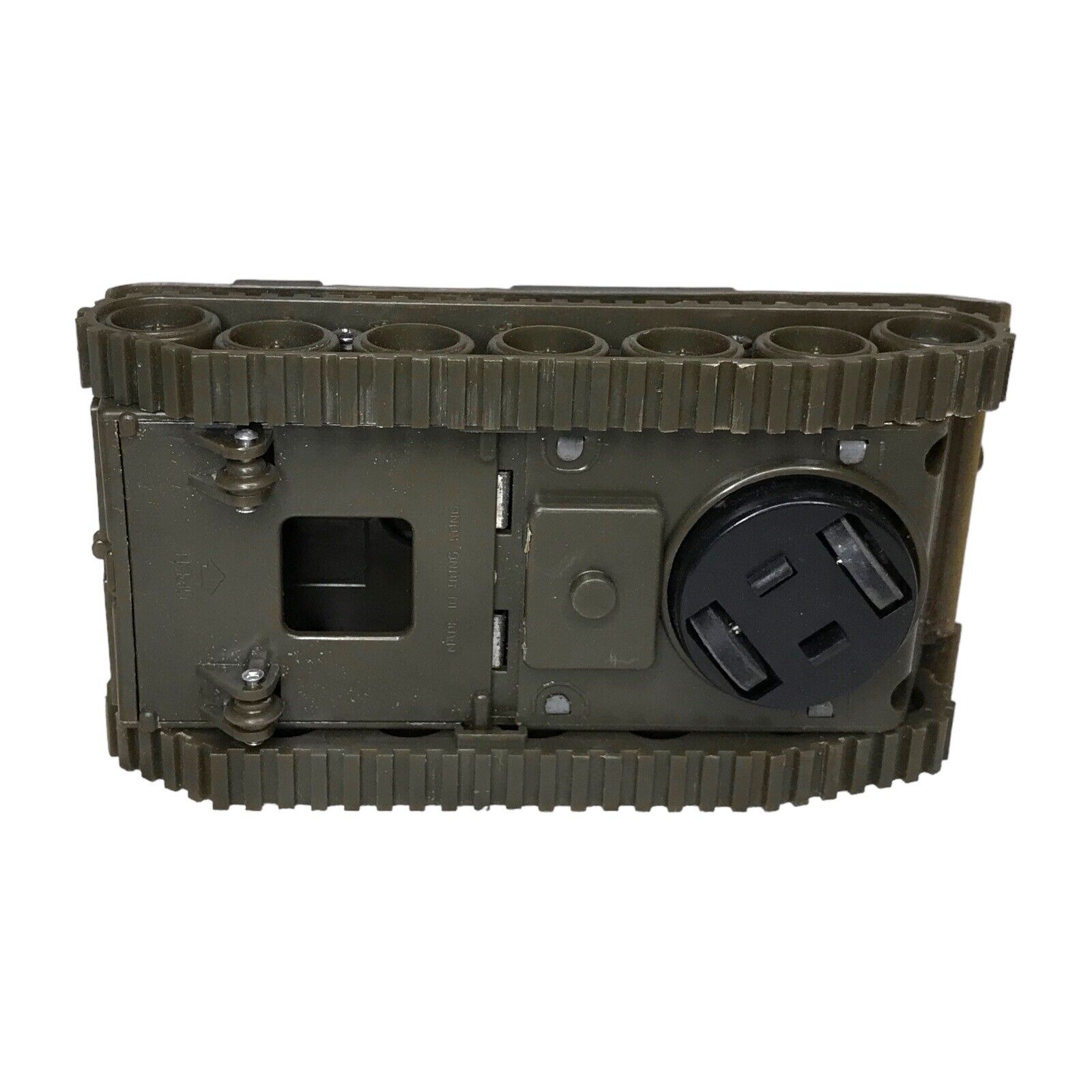 Vintage Battery Operated Dual Action Tank - Apple Toy - Made in Hong Kong 1970s Vintage Manufacture by TheVoyageBird