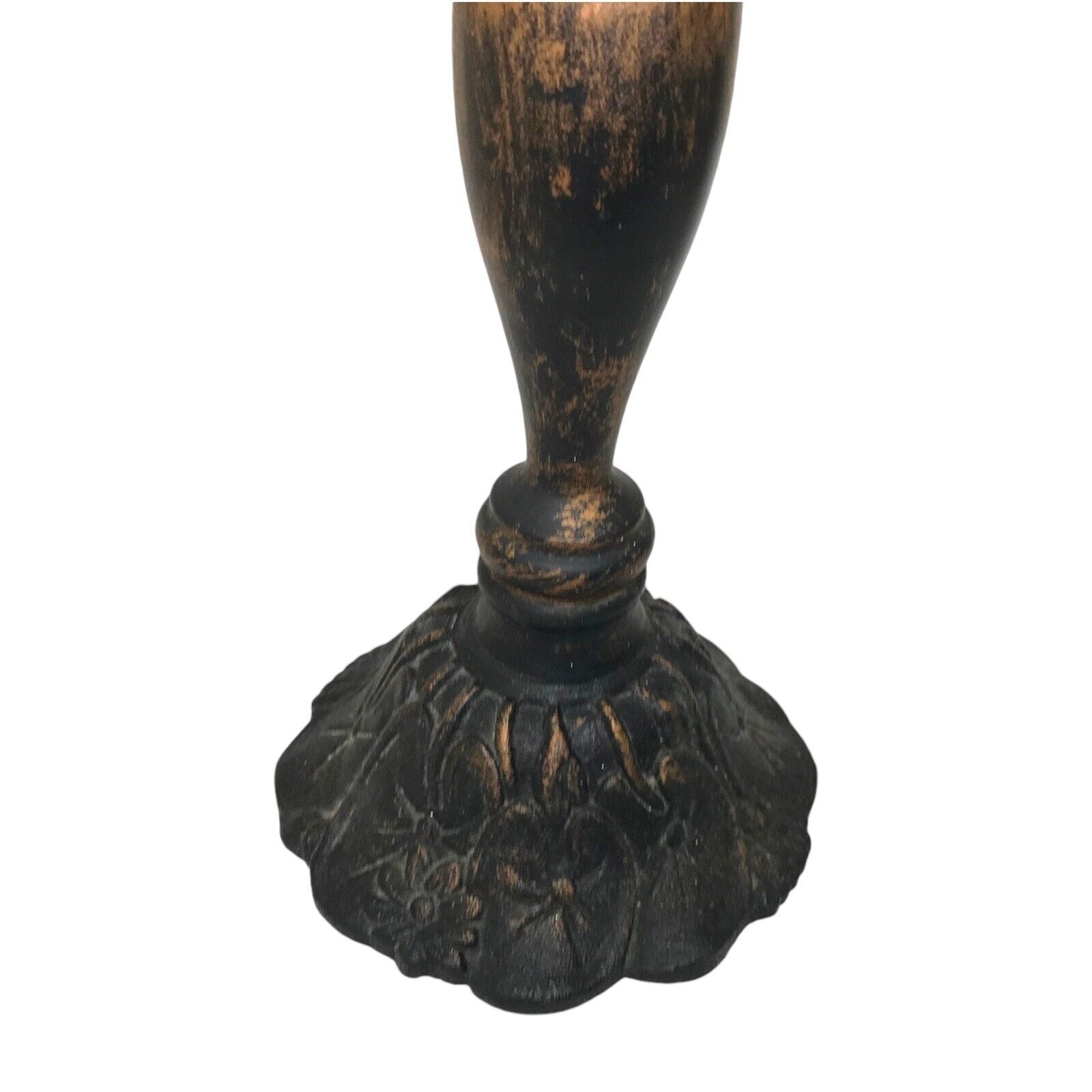 Vintage Caged Glass Cast Iron Pedestal Bowl Vase | Rustic Centerpiece Decor Adderley by TheVoyageBird