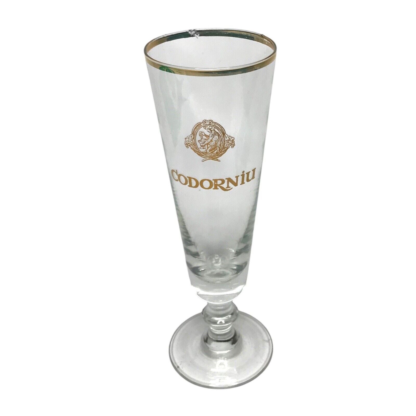 Vintage Codorniu Toasting Flute Pedestal Champagne Glass by TheVoyageBird
