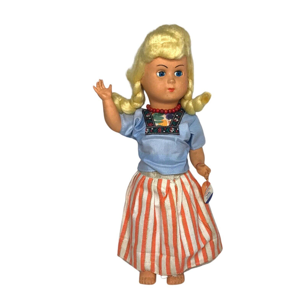 Vintage Dutch Costume Folk Doll by Rozetta Amsterdam | Celluloid with Tag | Mid-20th Century Antique Dolls by TheVoyageBird