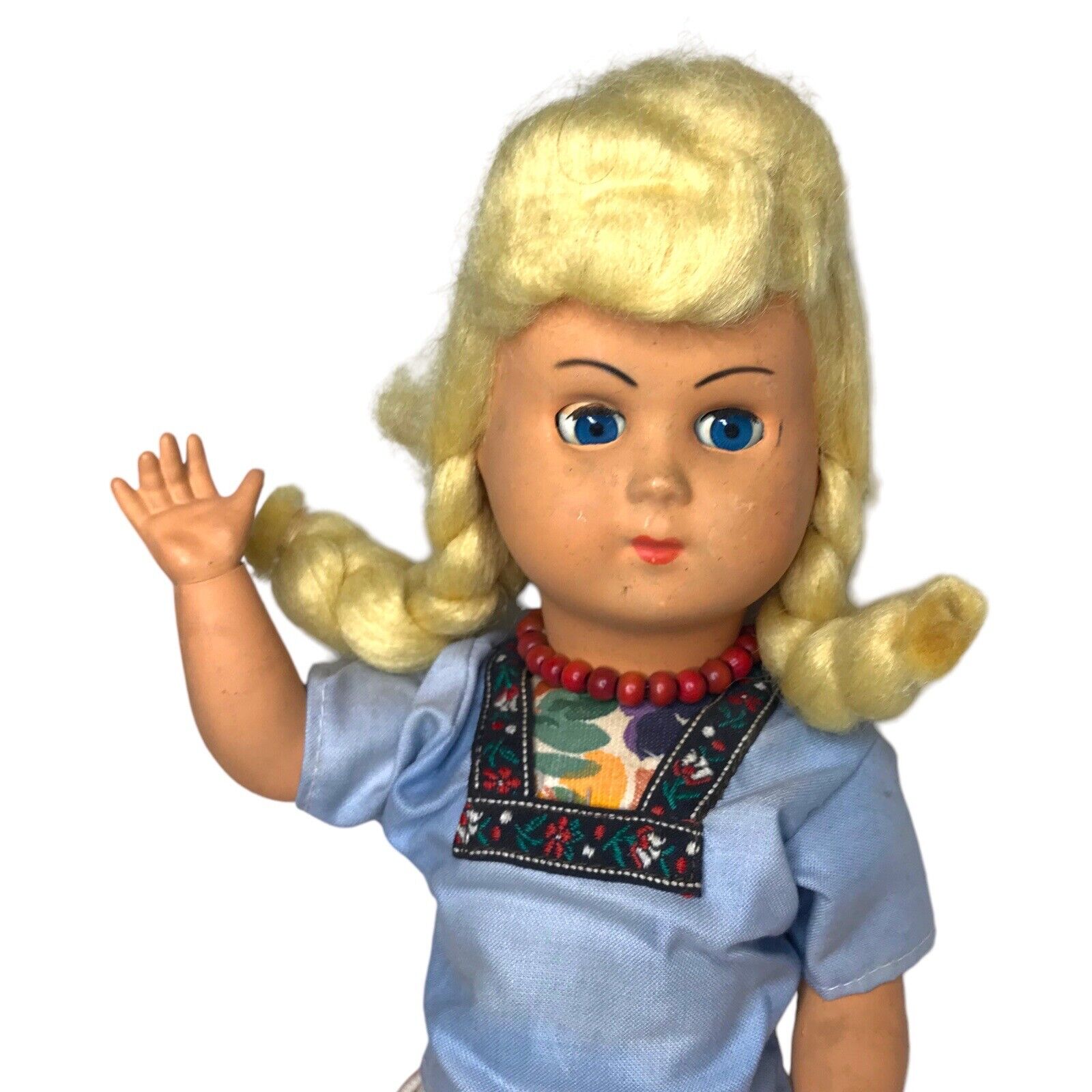 Vintage Dutch Costume Folk Doll by Rozetta Amsterdam | Celluloid with Tag | Mid-20th Century Antique Dolls by TheVoyageBird