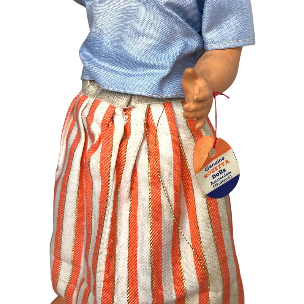 Vintage Dutch Costume Folk Doll by Rozetta Amsterdam | Celluloid with Tag | Mid-20th Century Antique Dolls by TheVoyageBird