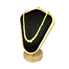 Vintage Floral Carved Celluloid and Bovine Bone Flower Bead Necklace Vintage Reproduction Jewellery by TheVoyageBird