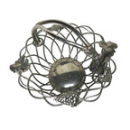 Vintage Godinger Silver Plated Large Wire Grape Leaf & Vine Basket Silver (Plate) by TheVoyageBird