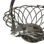 Vintage Godinger Silver Plated Large Wire Grape Leaf & Vine Basket Silver (Plate) by TheVoyageBird