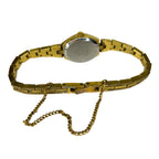 Vintage Gold Plated Accurist Ladies Watch LB507B Black Oval Dial Quartz Working Wristwatches by TheVoyageBird