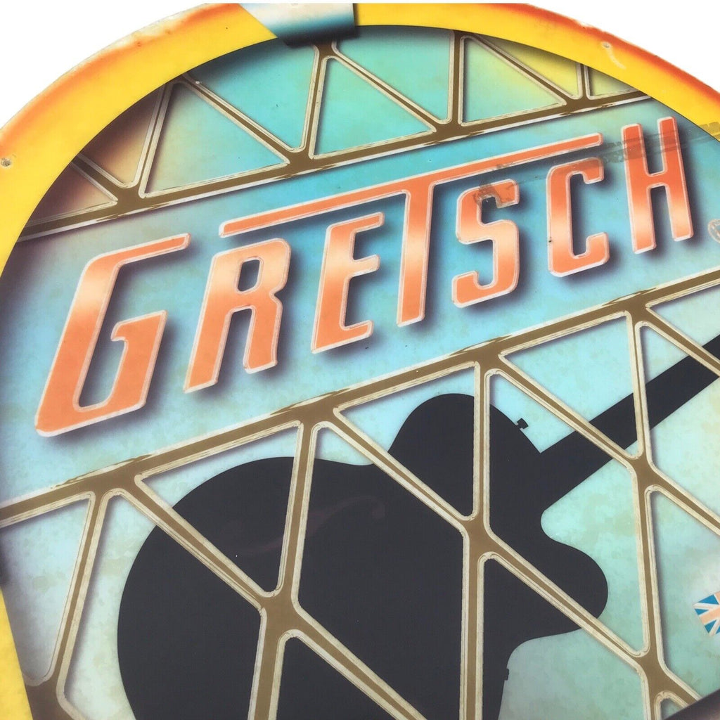 Vintage Gretsch Guitars Promo Dealer Display Sign - Juke Box Shape - 90s/2000s Advertising Signs by TheVoyageBird