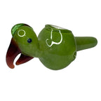 Vintage Heavy Glass Parrot Bird Figurine Art Glass Sculpture Collectible Ornamen Modern Pipes by TheVoyageBird