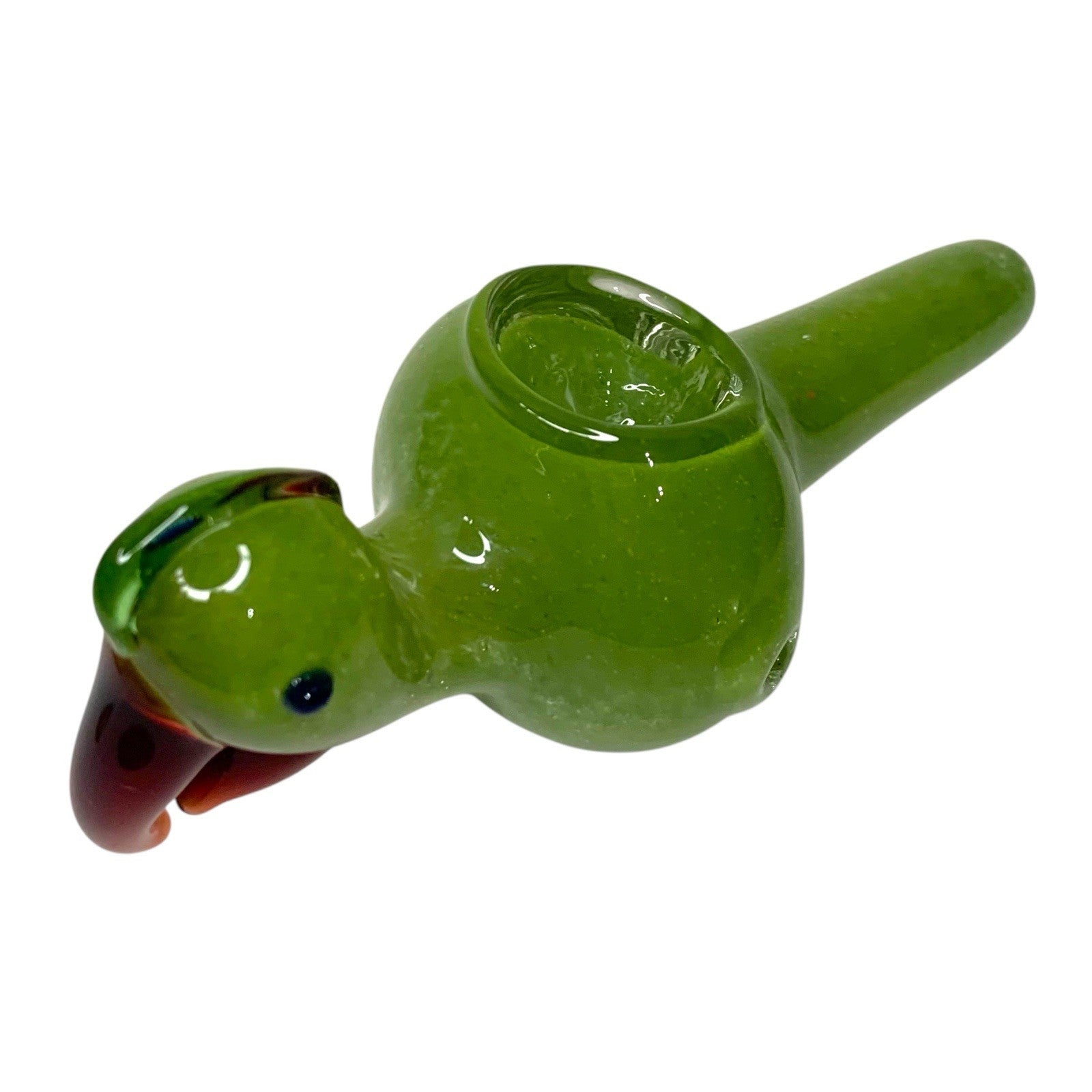 Vintage Heavy Glass Parrot Bird Figurine Art Glass Sculpture Collectible Ornamen Modern Pipes by TheVoyageBird