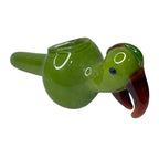 Vintage Heavy Glass Parrot Bird Figurine Art Glass Sculpture Collectible Ornamen Modern Pipes by TheVoyageBird