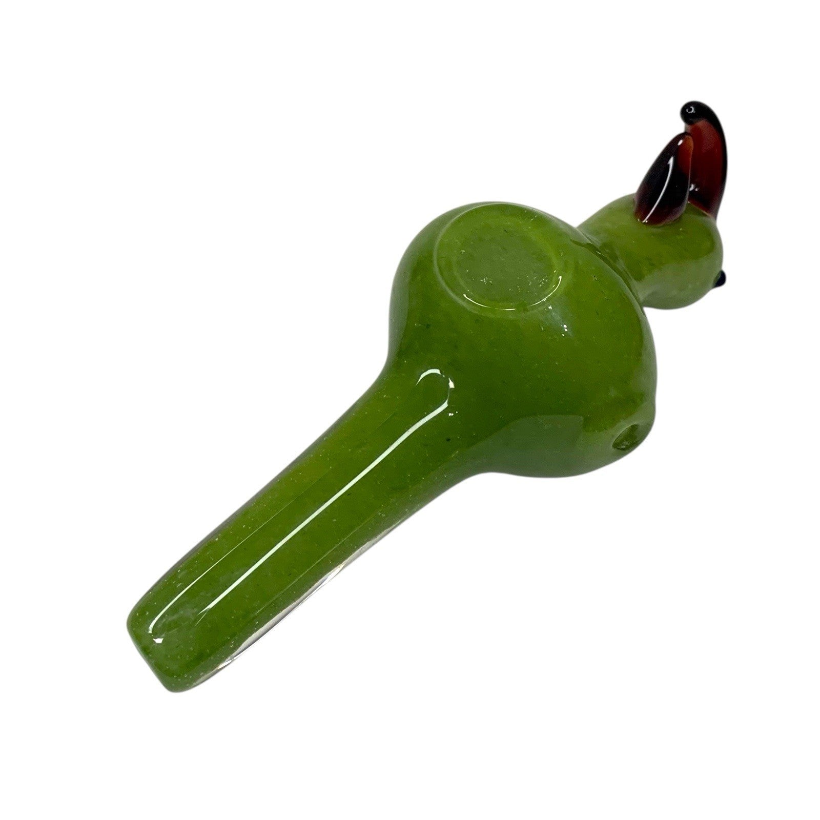 Vintage Heavy Glass Parrot Bird Figurine Art Glass Sculpture Collectible Ornamen Modern Pipes by TheVoyageBird