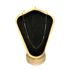 Vintage Italian Caleari 925 Sterling Silver Necklace Small Stone Detail Jeweller Gemstone by TheVoyageBird