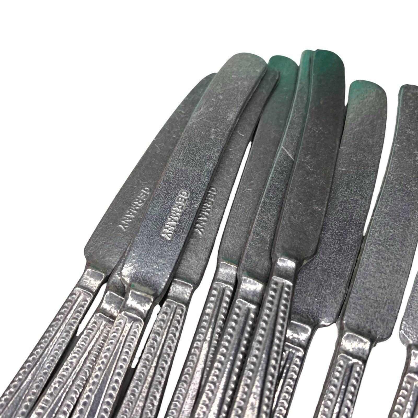 Vintage Kids Tea Set 19pc + German Metal Cutlery 24pc - 1970s-80s Pretend Play Bundle UK Collector Teapots by TheVoyageBird