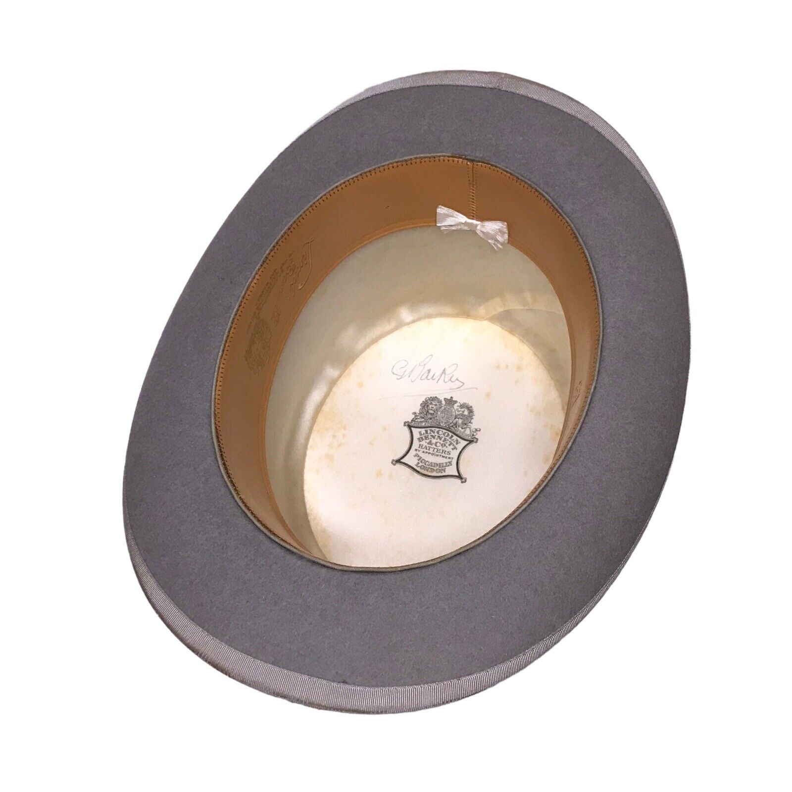 Vintage Lincoln Bennett Top Hat - Signed by Football Legend Gordon Banks - Rare Hats, Men's by TheVoyageBird