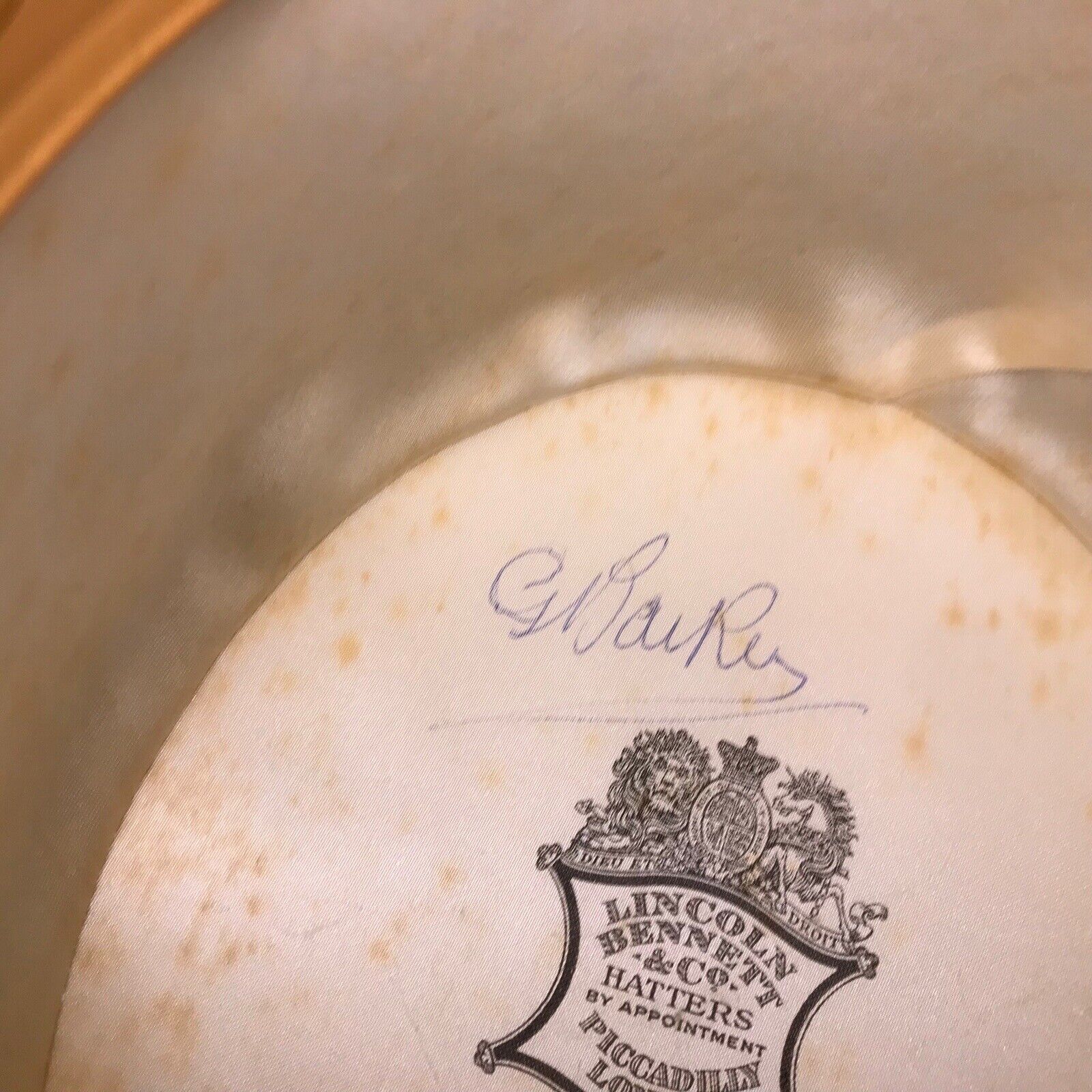 Vintage Lincoln Bennett Top Hat - Signed by Football Legend Gordon Banks - Rare Hats, Men's by TheVoyageBird