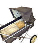 Vintage Metal Frame Kids Doll Folding Pram Pushchair with Bedding Other Vintage & Classic Toys by TheVoyageBird