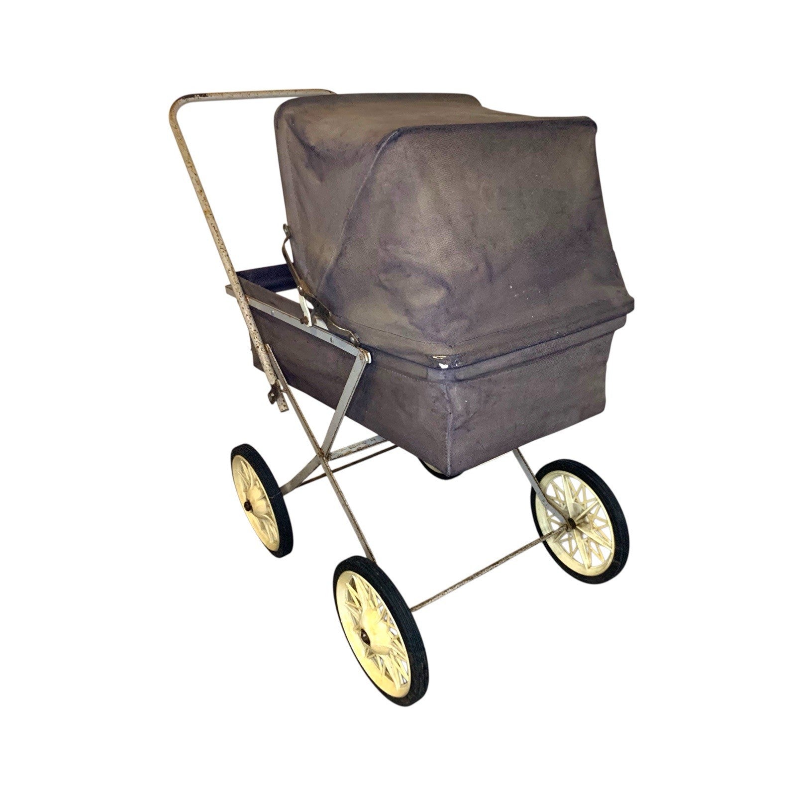 Vintage Metal Frame Kids Doll Folding Pram Pushchair with Bedding Other Vintage & Classic Toys by TheVoyageBird