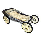 Vintage Metal Frame Kids Doll Folding Pram Pushchair with Bedding Other Vintage & Classic Toys by TheVoyageBird