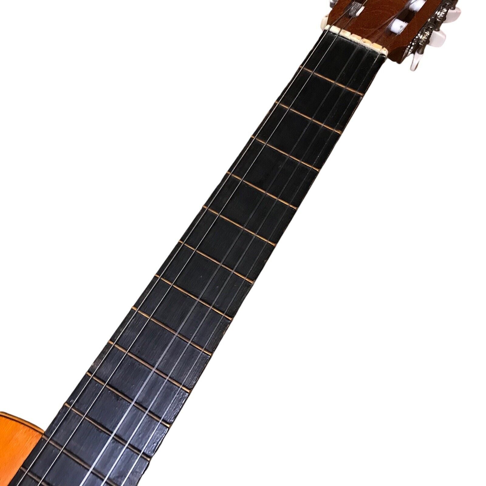 Vintage Miguel Ángel Acoustic Flamenco Guitar | Made in Spain | Red Leather Pouch | 1970s-80s Acoustic Guitars by TheVoyageBird