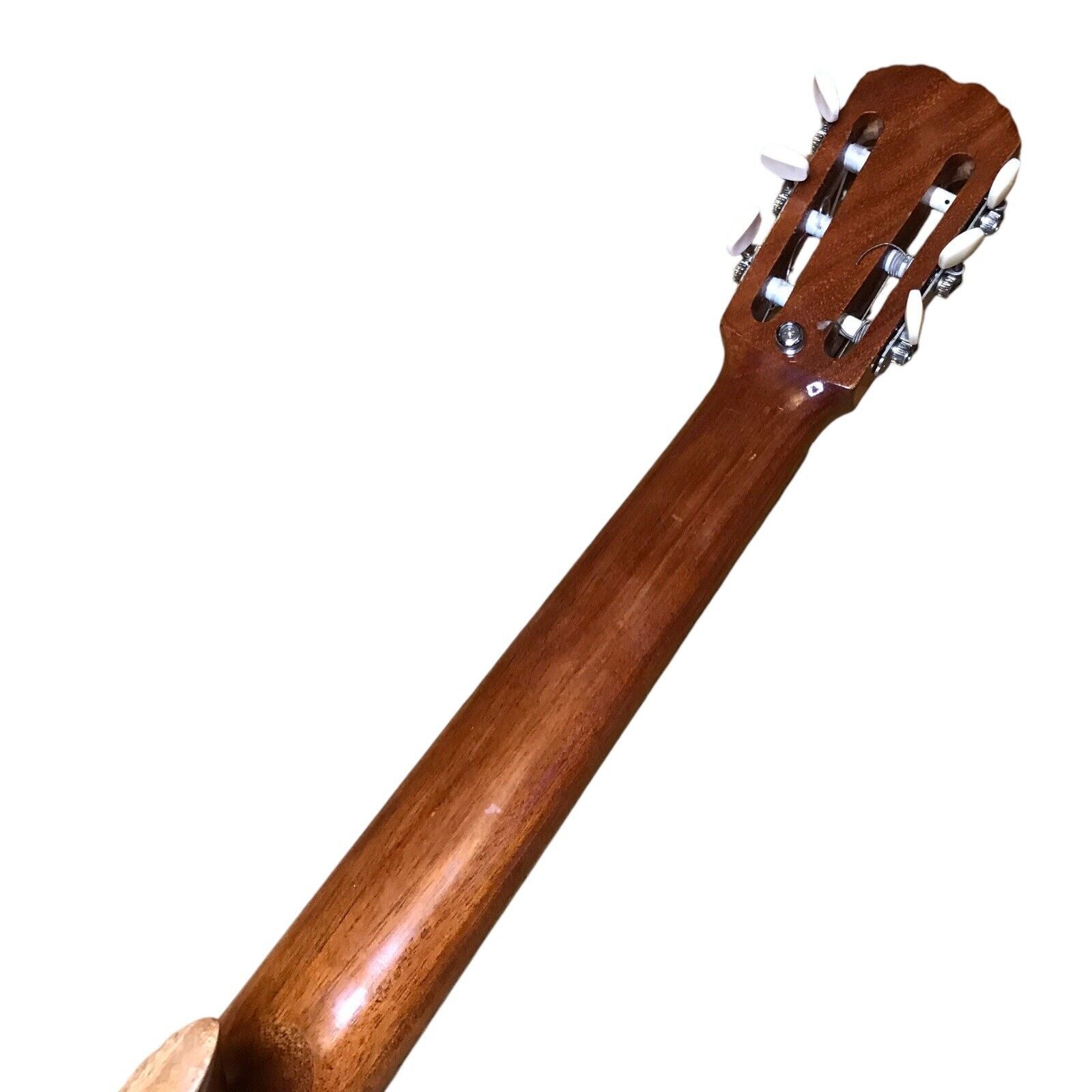 Vintage Miguel Ángel Acoustic Flamenco Guitar | Made in Spain | Red Leather Pouch | 1970s-80s Acoustic Guitars by TheVoyageBird