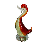 Vintage Murano Uranium & Cadmium Glass Duck 20cm Sculpture Mid Century Figurine 1950s-1970s Mid-Century by TheVoyageBird