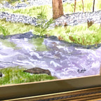 Vintage Paintings of Houses in the Countryside x2 Framed & Signed Ullswater Paintings by TheVoyageBird